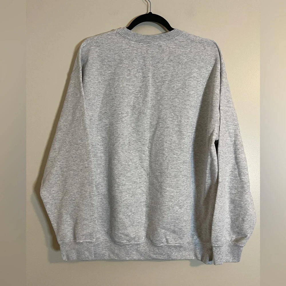 Gildan Sweatshirt Mens Large Gray Cool Grandpas Western Cowboy Graphic Print